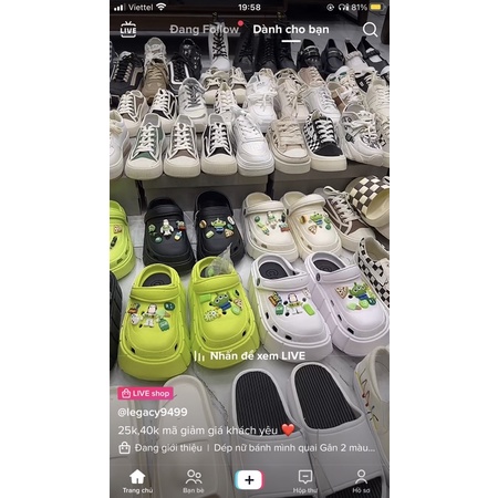 Crocs đen hot