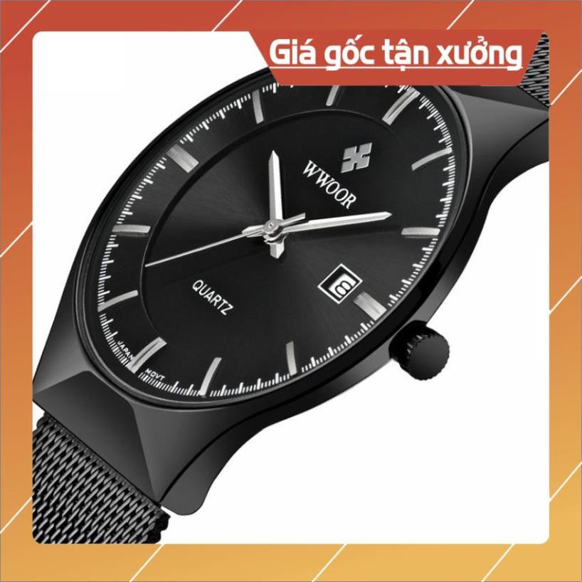 [Sale Khủng] ĐỒNG HỒ NAM WWOOR 8016 CHÍNH HÃNG | Thiết Kế Lịch Lãm - Quý Tộc | DH0172 MINON