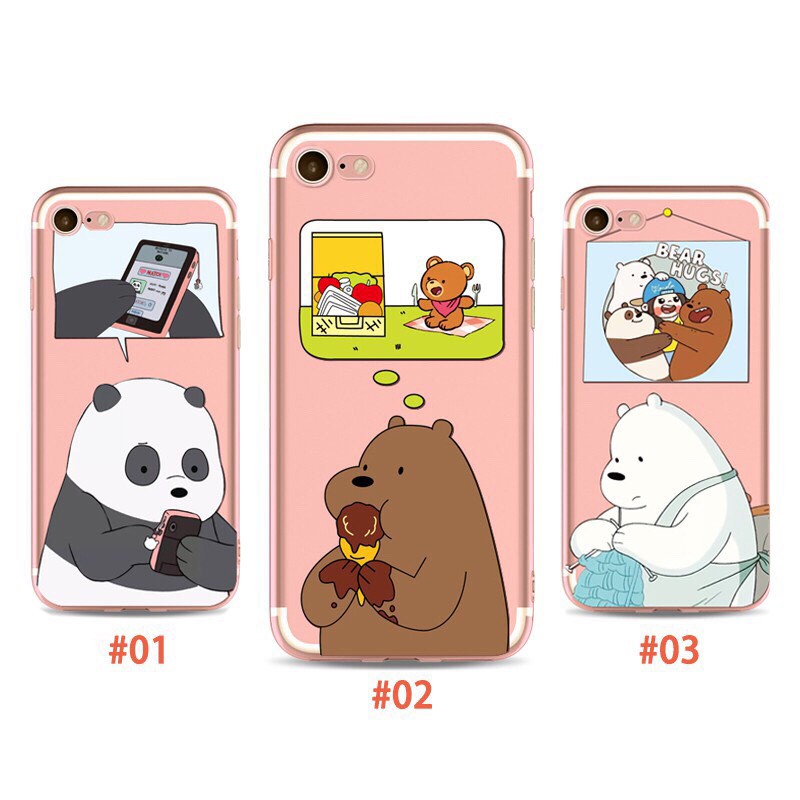 ỐP IPHONE - Ốp LƯNG - M29 Icon Gấu Đáng Thương