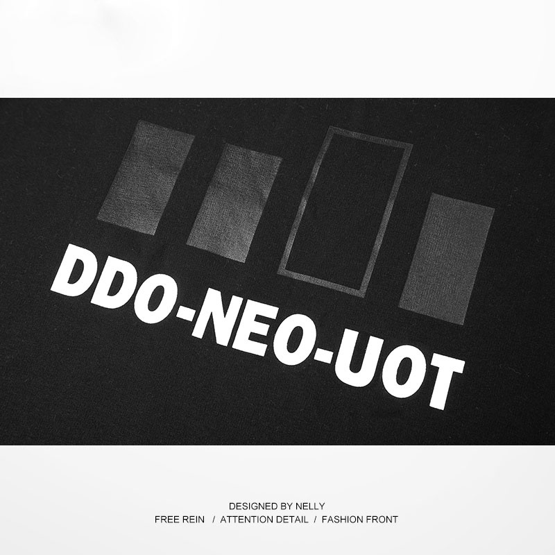 Áo sweater Nelly nỉ lót lông in hình "DDO-NEO-OUT" áo nỉ