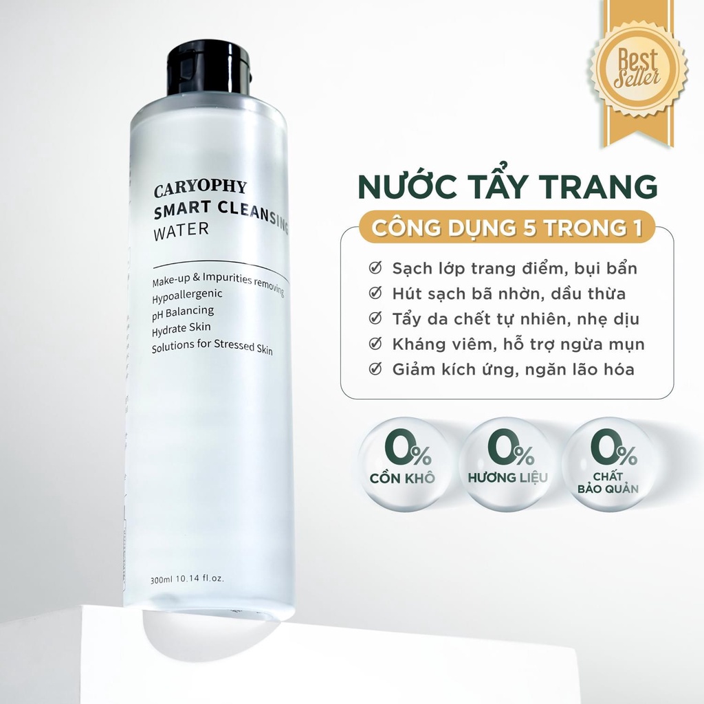 Nước tẩy trang thông minh Caryophy Smart Cleansing 60ml