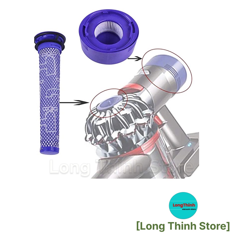 Bộ Lọc Hepa Filter Trước Và Sau Cho Máy Hút Bụi 𝘿𝙮𝙨𝙤𝙣 V7 V8
