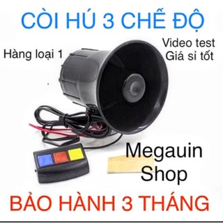 BỘ CÒI HÚ CẢNH SÁT XE MÁY VÀ ÔTÔ CÒI KÊU SIÊU TO LOẠI TỐT KÊU 3 CHẾ ĐỘ