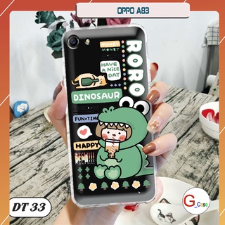 Ốp lưng điện thoại Oppo A83 dẻo trong in hình