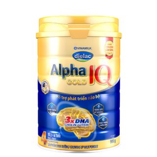 Sữa Bột Alpha gold IQ 4 900g Mẫu mới nhất,Giá mới