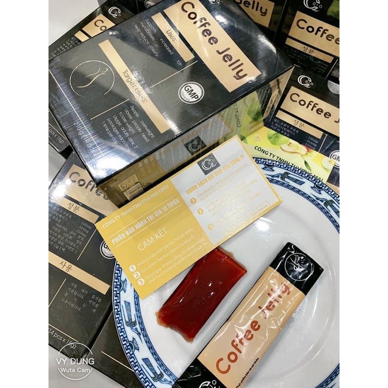 Lẻ 1 gói Thạch Coffe giảm cân đẹp dáng đẹp da coffee jelly