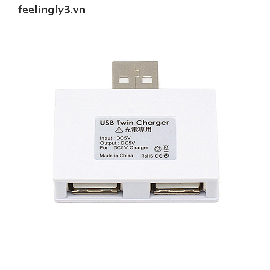 Bộ Chia 2 Cổng USB 2.0 Đầu Cắm Sang Hai Cổng USB Chuyên Dụng