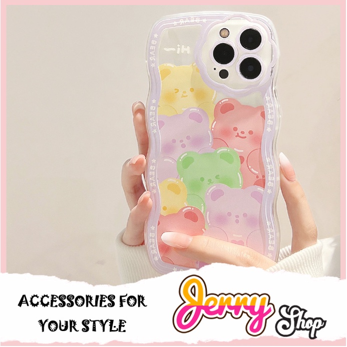 Ốp lưng iphone Gấu 7 Màu 6/6plus/6s/6splus/7/7plus/8/8plus/x/xr/xs/11/12/13/pro/max/plus/promax-jerry sho