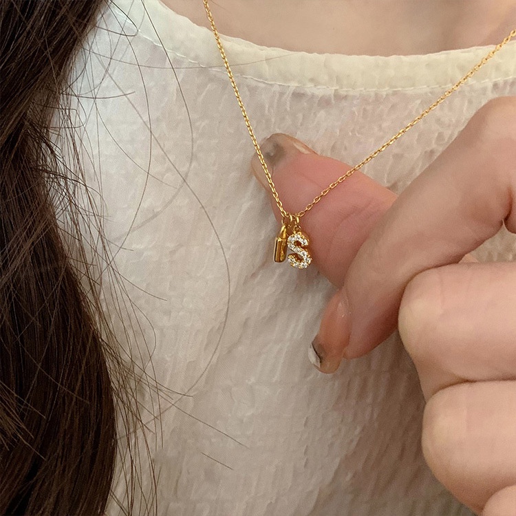 Vòng cổ Đính Đá Hình Gấu Và Chữ Sang Trọng Thời Trang Cao Cấp 2022 Cho Nữ