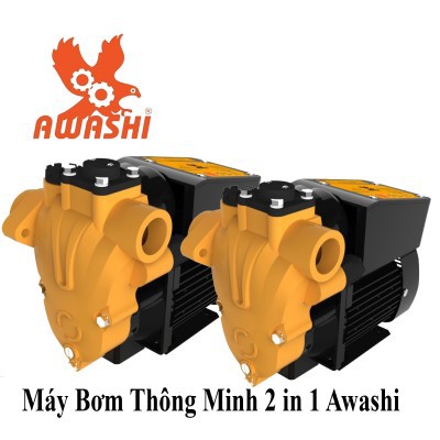 Bơm nước tăng áp thông minh không tiếng ồn 300W AWASHI ASM-300, chuyên dụng cho hộ gia đình