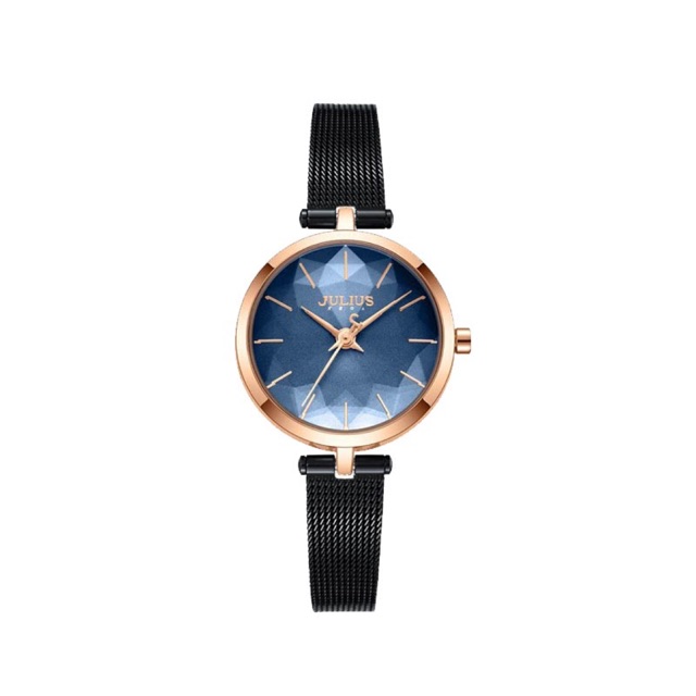 Đồng Hồ Nữ JA-1225D Julius Hàn Quốc Dây Thép