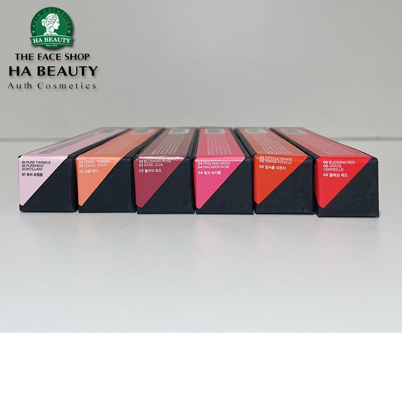 Son bóng kiêm hỗ trợ Khóa màu môi giúp Căng mọng sáng bóng đẹp cuốn hút THE FACE SHOP fmgt ULTRA SHINE LIP GLOSS EX 5g