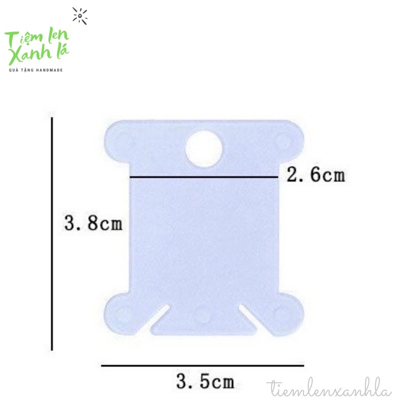 Bobbin quấn chỉ, dụng cụ quấn chỉ thêu tiện dụng bằng nhựa