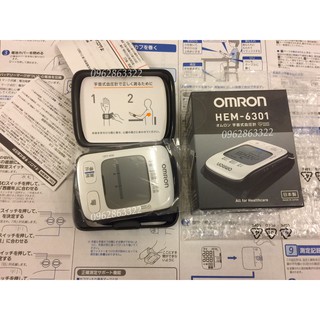 MÁY ĐO HUYẾT ÁP OMRON NHẬT BẢN Hem 6301 hàng Nhật nội địa ( made in Japan )