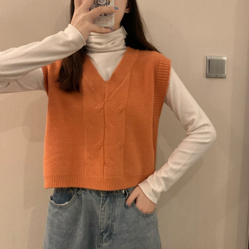 Áo Không Tay Cổ Chữ V Thời Trang Mùa Thu 2020 Dành Cho Nữ | BigBuy360 - bigbuy360.vn