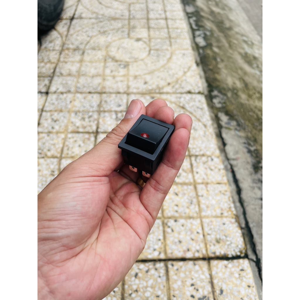 Công tắc nguồn máy hàn điện tử 30A loại tốt có đèn báo chuyên dùng cho máy hàn điện tử