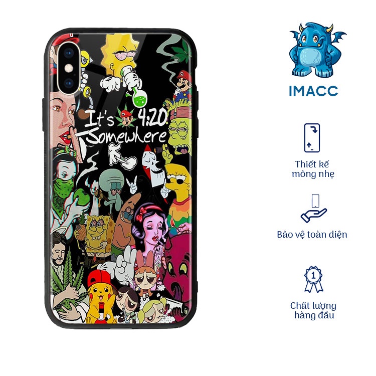 Ốp lưng điện thoại cần sa đẹp quý phái imacc iphone/7/8/7/8/plus/x/xs/xr/xsmax/11/11/pro/11/promax/12/12pro/12promax