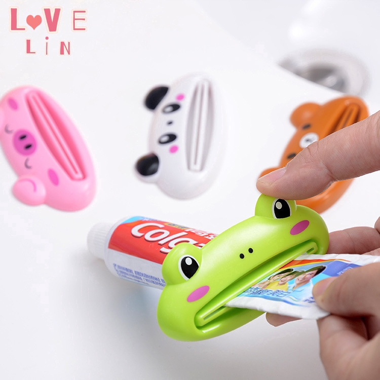 Dụng cụ lấy kem đánh răng kiểu dáng hoạt hình dễ sử dụng tiện lợi dành cho phòng tắm