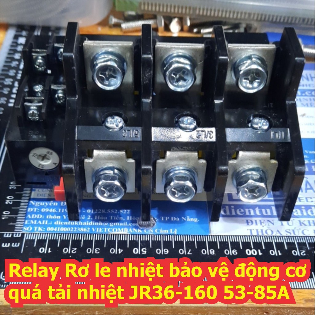 Relay Rơ le nhiệt bảo vệ động cơ quá tải nhiệt JR36-20 JR36-63 JR36-160 kde5337