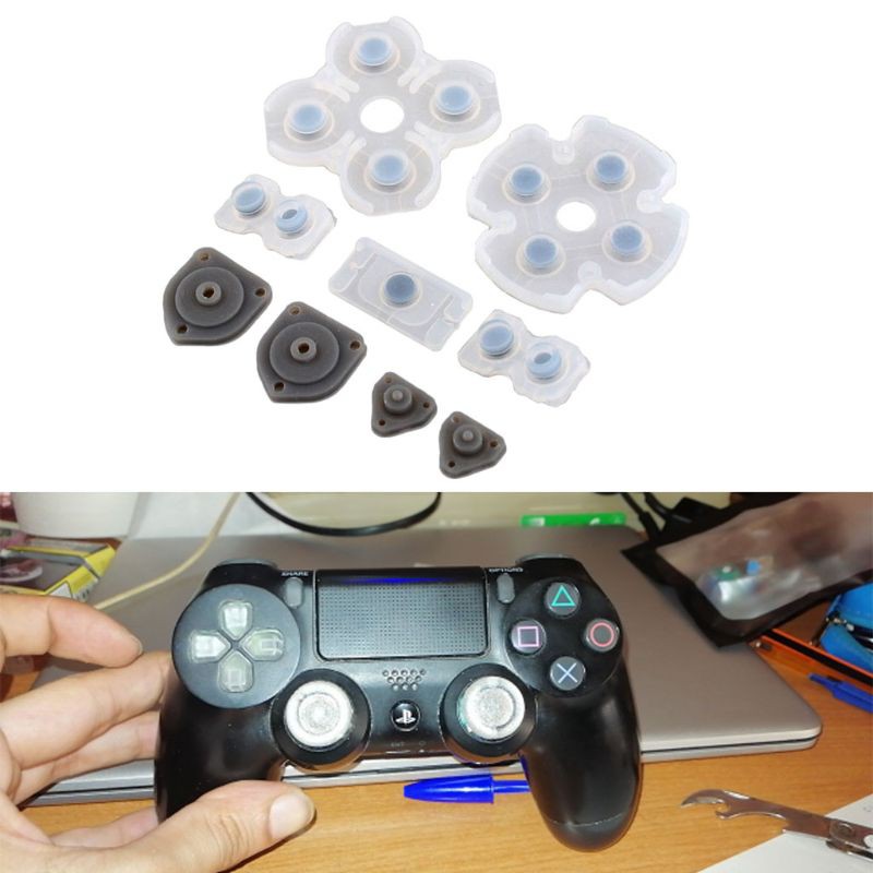 Đệm Silicon Thay Thế Cho Tay Cầm Điều Khiển Máy Chơi Game Playstation 4 Ps4 Dalshock 4 Jds-001 / Jds-011 D