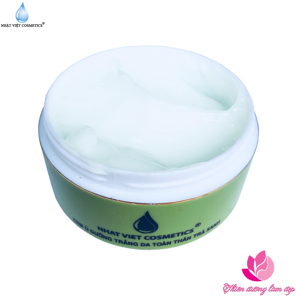 Kem ủ dưỡng trắng da toàn thân Trà xanh NHẬT VIỆT COSMETICS - 150g