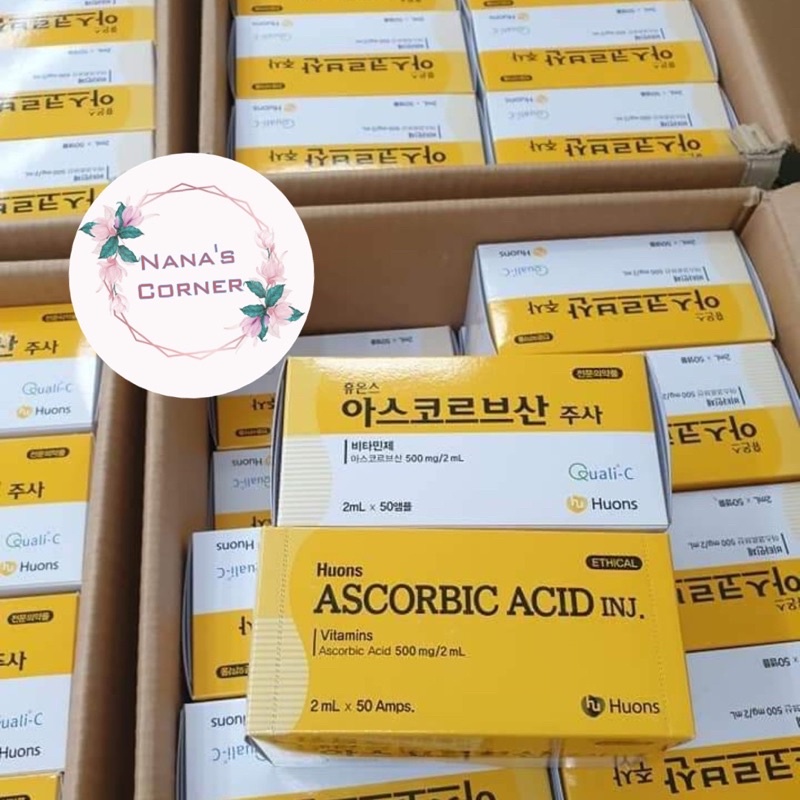 Tinh Chất Tế Bào Gốc Trắng Da Vitamin C Huons Ascorbic Acid