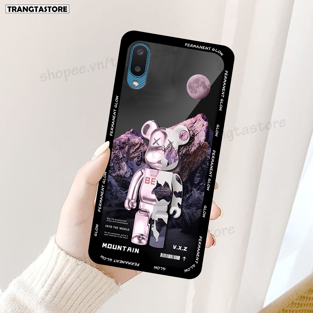 Ốp lưng Samsung A02s / A03s in hình gấu Bearbrick,Mountain,xanh,đen,đỏ giá rẻ