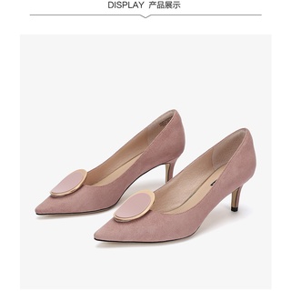 [Order] Giày cao gót Daphne da lộn mẫu mới