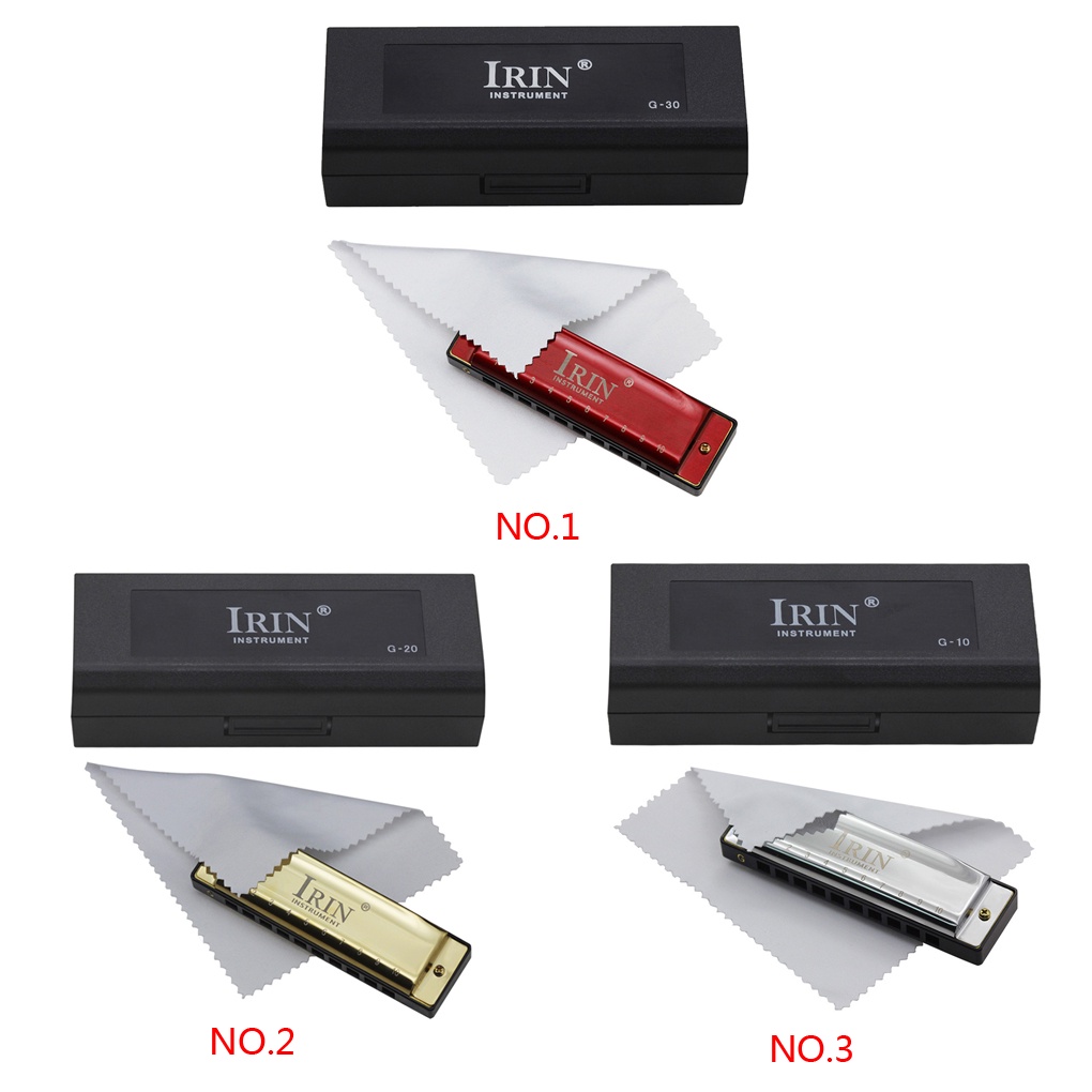Kèn harmonica 20 tông G 10 lỗ thích hợp cho biểu diễn nhạc dân gian jazz rock