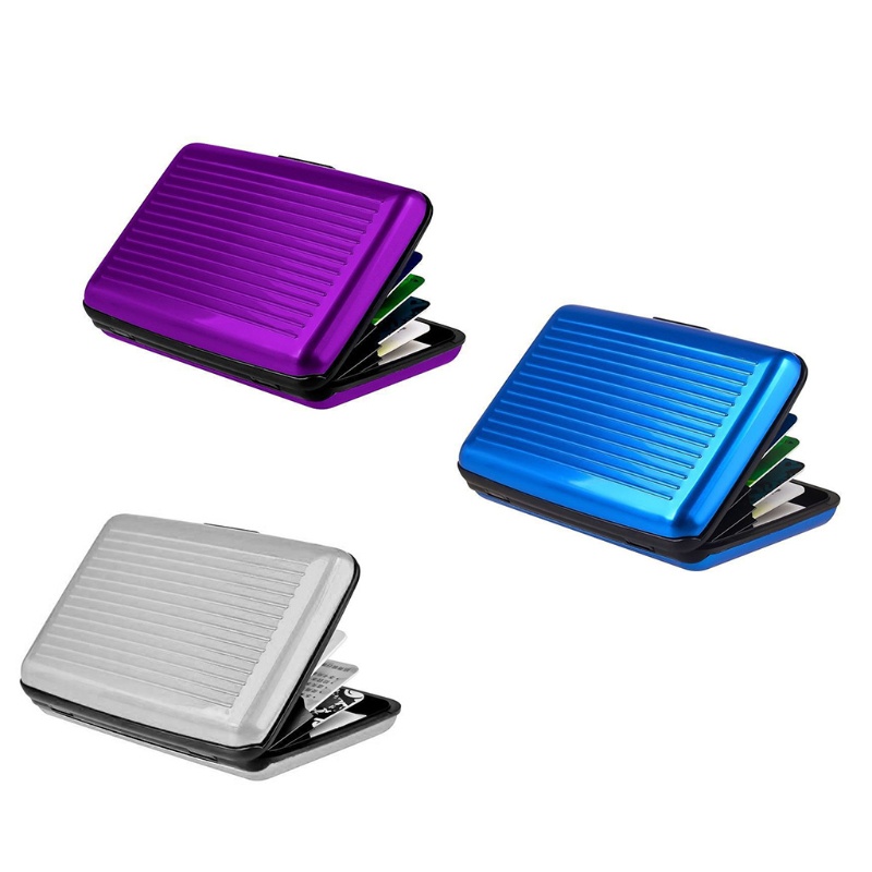 Ví Nhôm Đựng Thẻ Tín Dụng / Danh Thiếp Tiện Dụng Cho Nam Và Nữ