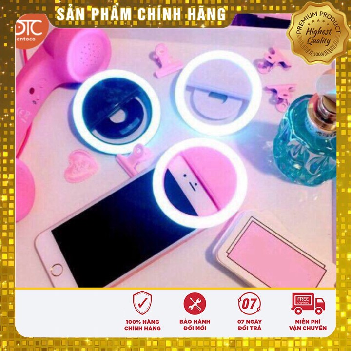 Đèn led tròn hỗ trợ chụp ảnh cho điện thoại dạng kẹp Selfie Ring Light