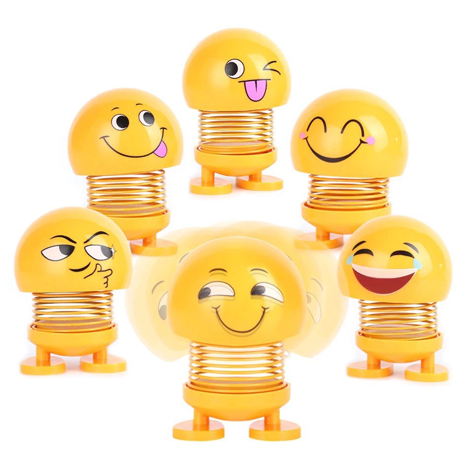 Thú Nhún Emoji Con Lắc Lò Xo Mặt Cảm Xúc Vui Nhộn(Ngẫu Nhiên)