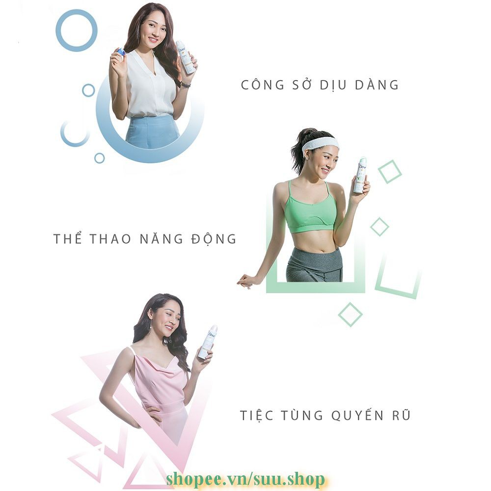 Xịt Khử Mùi Nữ 150Ml Dove Go Fresh Go Fresh Lê, suu.shop Cam Kết 100% Chính Hãng.