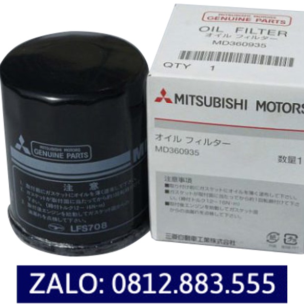 Lọc nhớt động cơ Mitsubishi Attrage, Grandis, Mirage, Outlander, Pajero, Triton, Xpander (Mã MZ690115-A)
