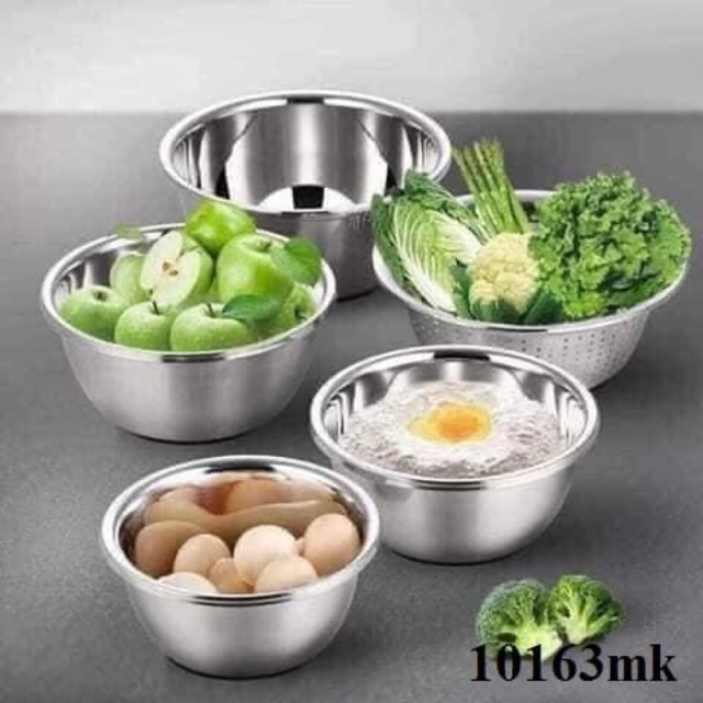 Set rổ 5 món Inox