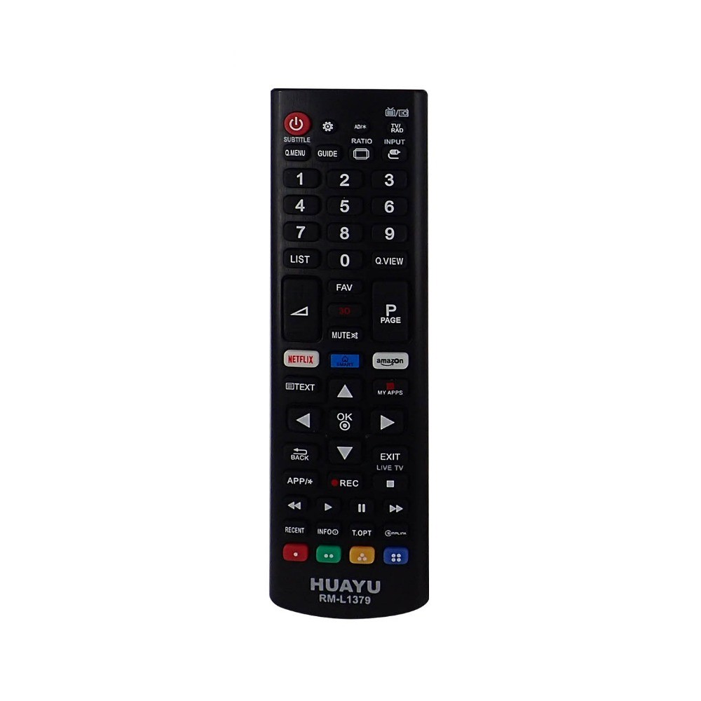 REMOTE ĐIỀU KHIỂN TIVI LG SMART NGẮN RM-L1379 (NETFLIX-AMAZON-SMARTS-MYAPPS)