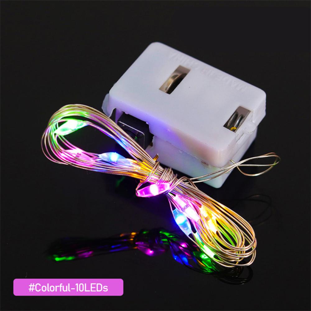 Dây Đèn LED 1/2/3m Chống Thấm Nước Dùng Để Trang Trí Nội Thất Cho Giáng Sinh Halloween