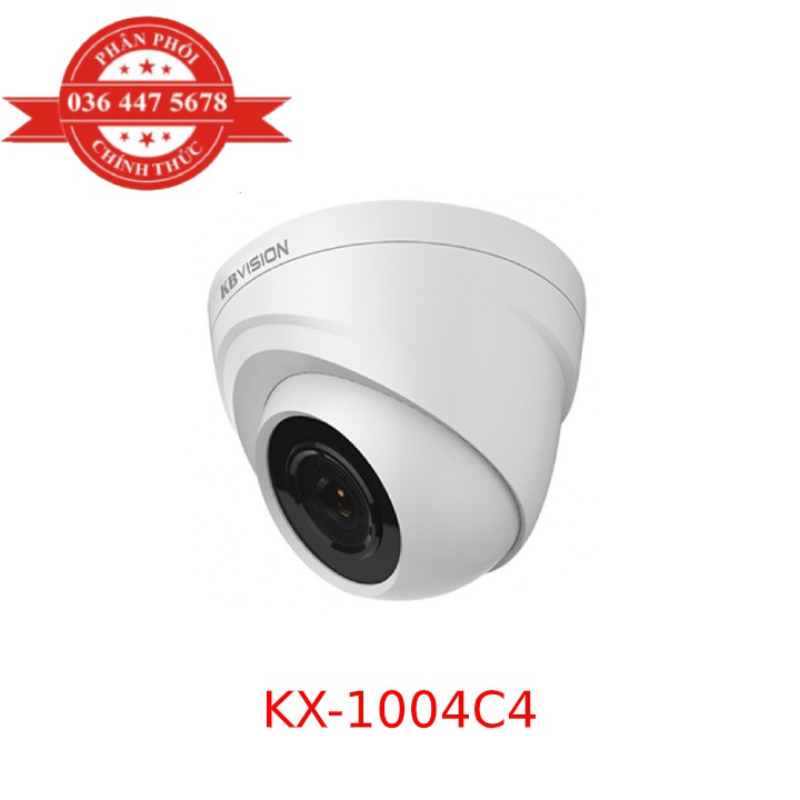 Camera KB Vision (1.0 megapixel) KX-1004C4, hàng chính hãng, bảo hành 24 tháng