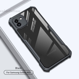 Ốp Điện Thoại Acrylic Cứng Trong Suốt Chống Sốc Cho Samsung Galaxy A03S A03 Core A02 M02 A03 2022 A13 4G 5G