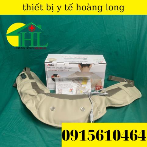 Đai Massage Đấm Lưng Vai Cổ Gáy Akiko - Nhật Bản, Bảo Hành 12 Tháng
