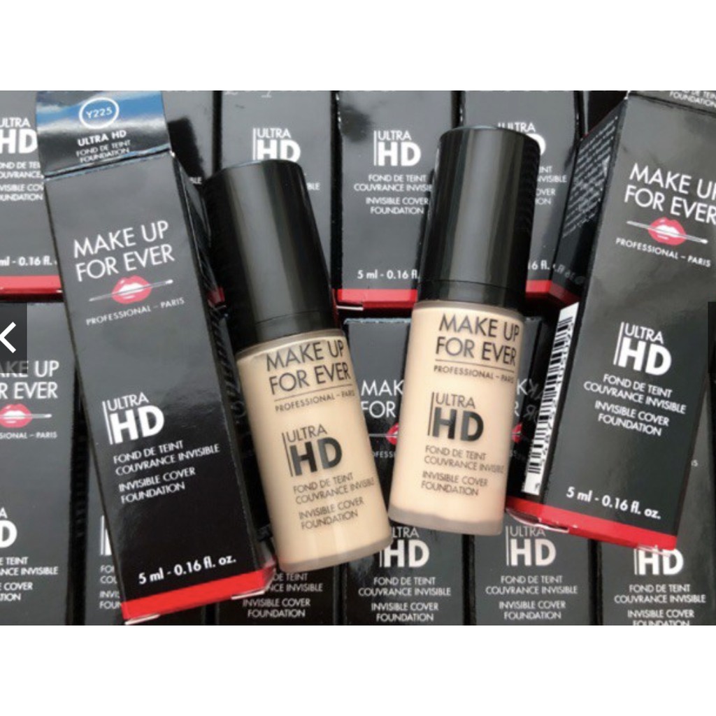 [ Minisize 5ml ] Kem nền Make Up Forever Ultra HD Foundation có hộp | BigBuy360 - bigbuy360.vn