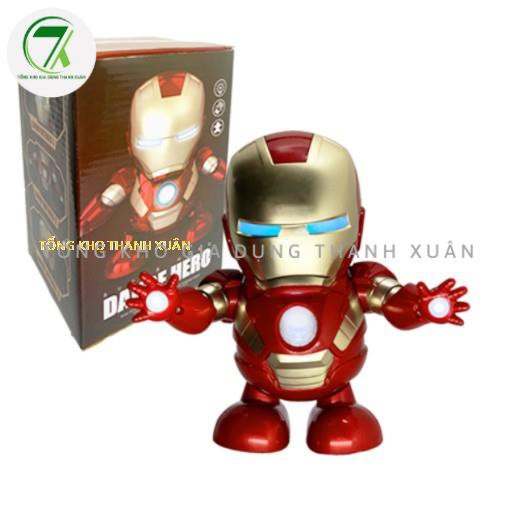 Iron Man Hero Đồ chơi Robot nhảy múa theo nhạc cực kỳ vui nhộn cho các bé