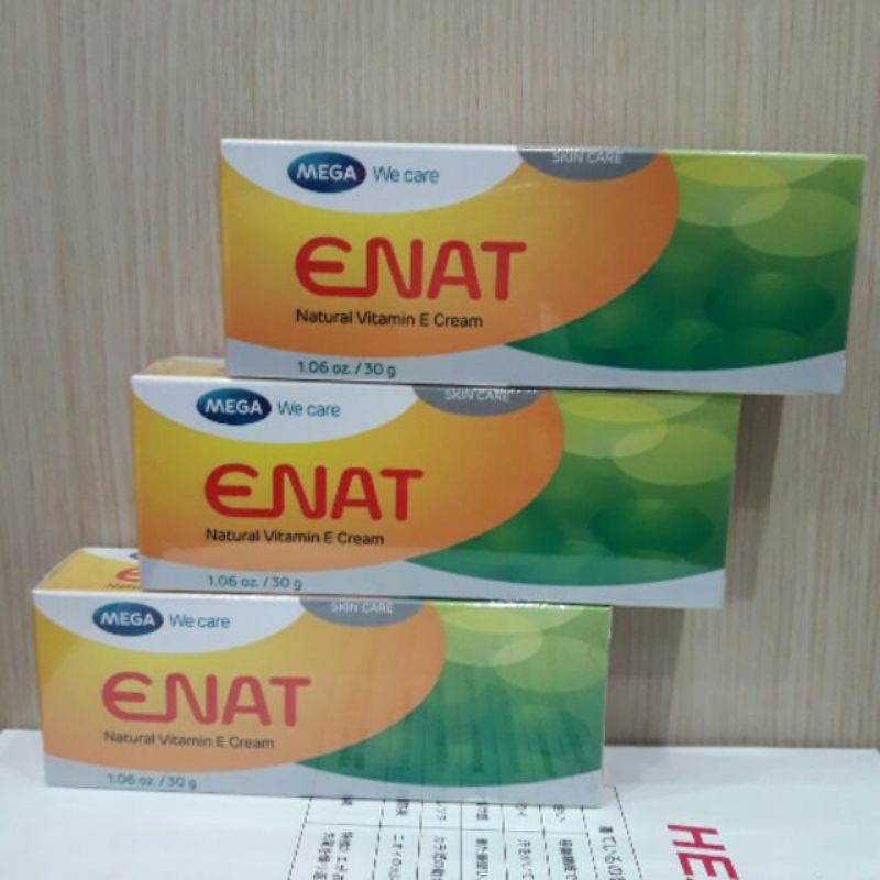 Enat Natural Vitamin E Kem dưỡng ẩm Vitamin E giữ ẩm và làm mờ các nếp nhăn 30gr