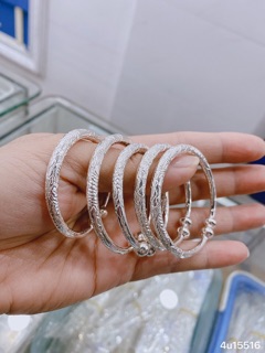 Vòng tay bạc chạm rồng đủ size