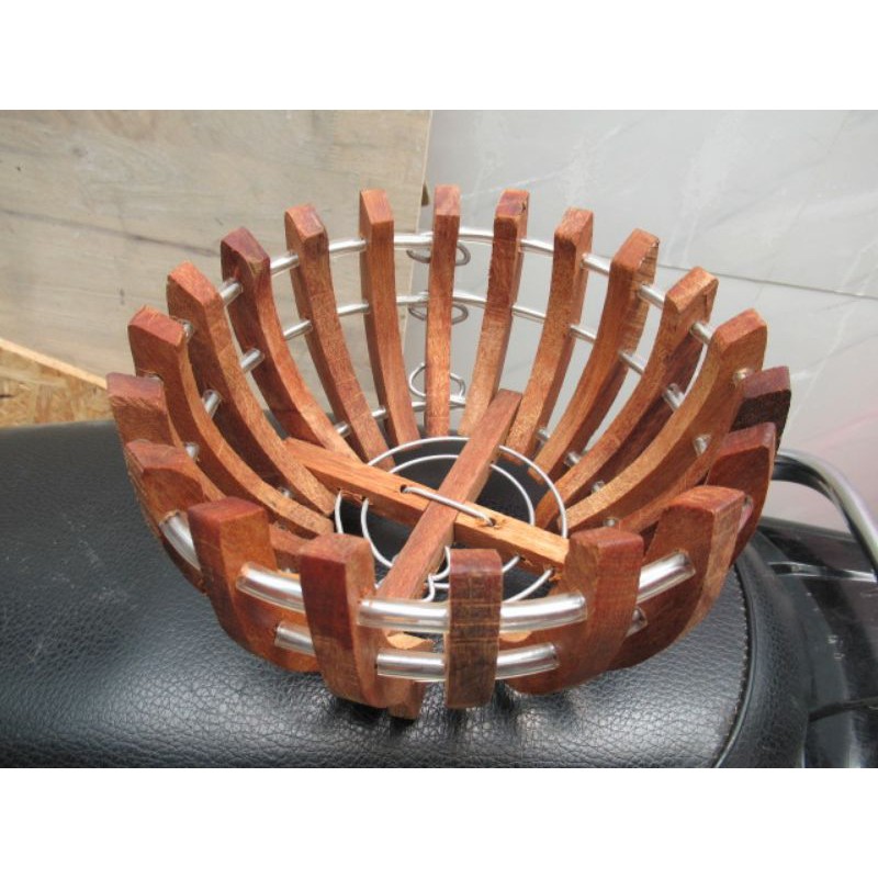 CHẬU GỖ CĂM XE SIZE 20CM mẫu bí