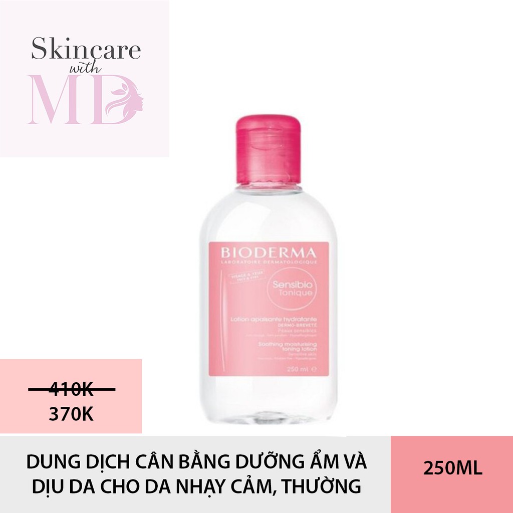 Nước Hoa Hồng Dành Cho Da Nhạy Cảm Bioderma Sensibio Tonique (chính hãng)