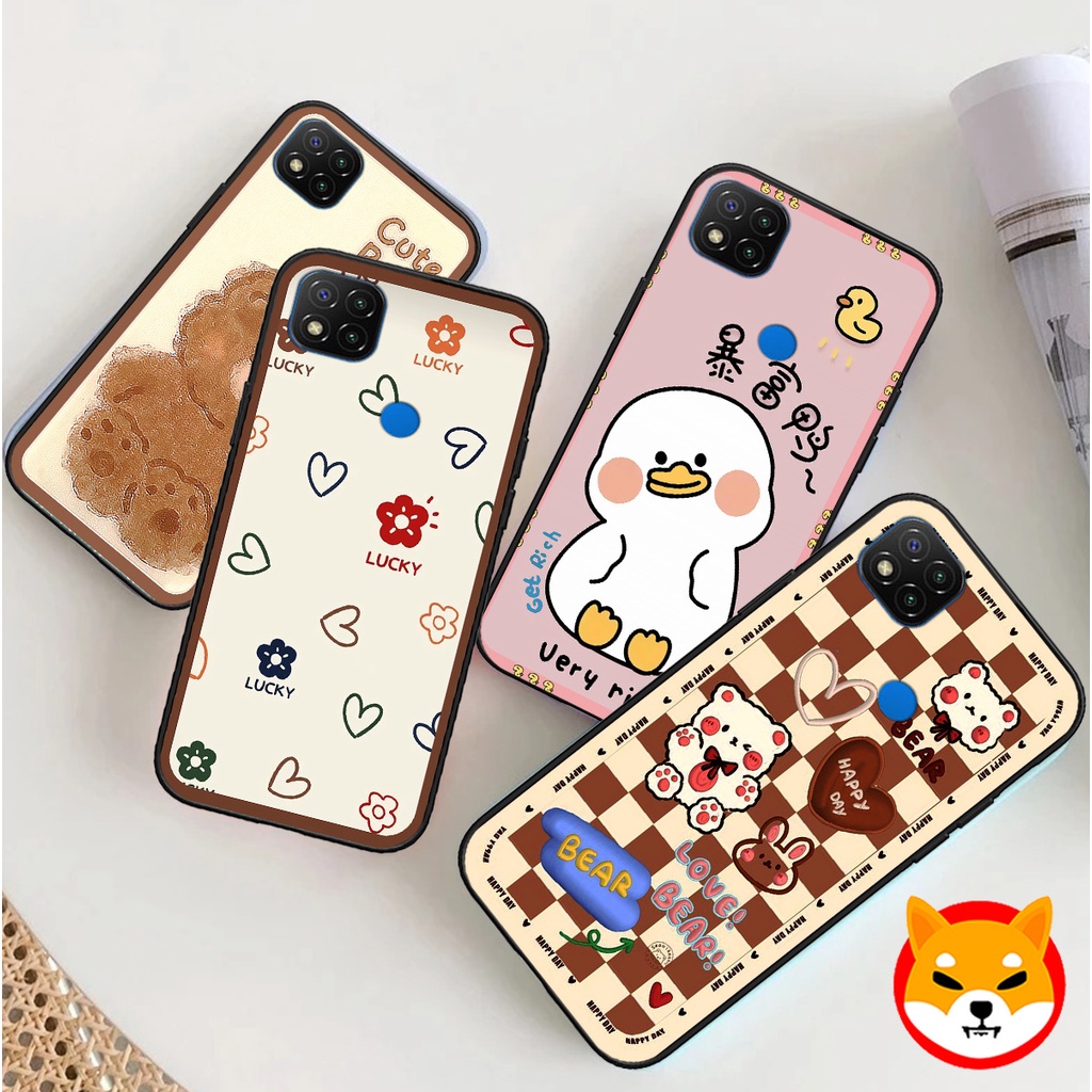 Ốp Xiaomi Redmi 9C / 9T in hình gấu , trái tim , vịt cute duck dễ thương