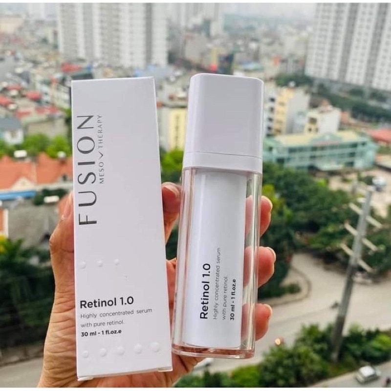 Tinh chất chống lão hoá mụn nám tàn nhang retinol 1.0 Fusion - Hàng chính hãng