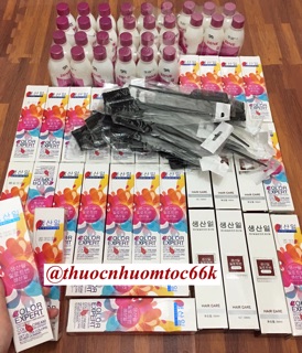 Thuốc nhuộm tóc màu cam đào