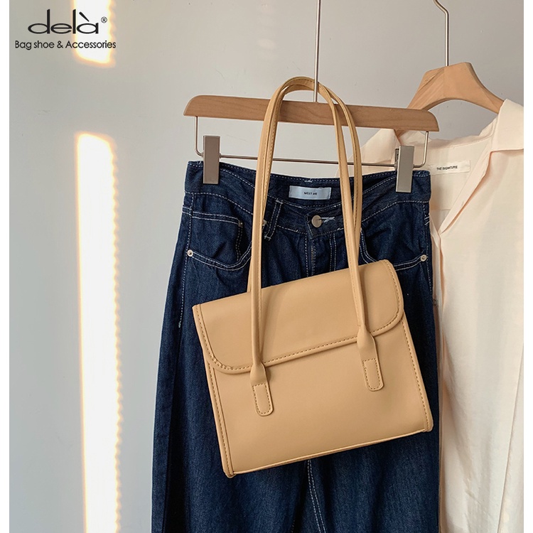 Dela Túi Đeo Một Bên Vai Thời Trang Xuân Hè Hàn Quốc Cổ Điển 2022 Mới Dễ Phối Đồ Dành Cho Nữ